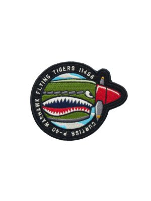 Curtiss P-40 Warhawk Flying Tigers Woven Patch