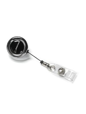 Boeing Chrome Clip-on Badge Holder