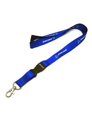 Boeing Logo Blue Lanyard
