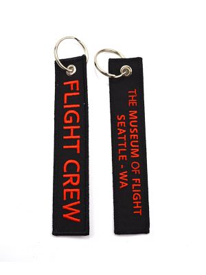 Embroidered Flight Crew Keychain