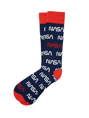 NASA Worm Logo Socks