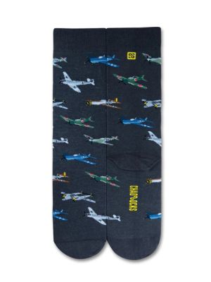 WWII Airplanes Socks