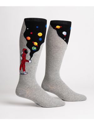 Astronaut Planets Knee High Socks