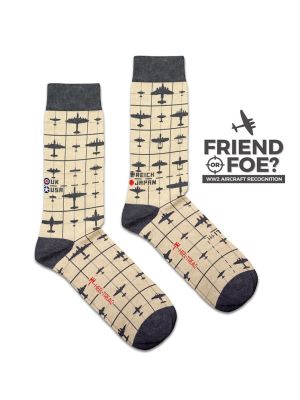 Friend or Foe Airplane Socks