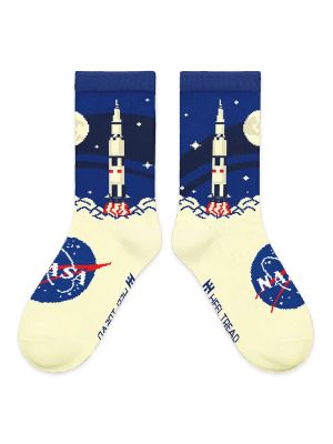 Youth NASA Saturn V Rocket Socks