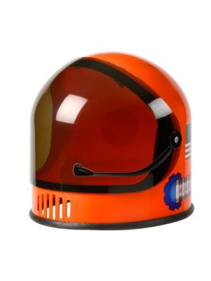 Orange Plastic Youth Astronaut Helmet