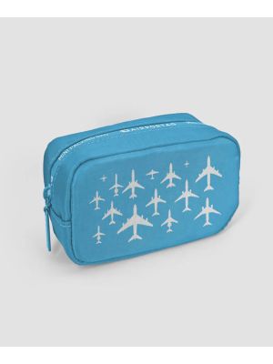 Airplane Silhouettes Packing Bag