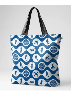 Pan Am Silhouette Tote Bag