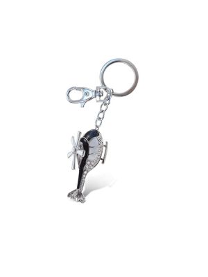 Sparkling Helicopter Keychain