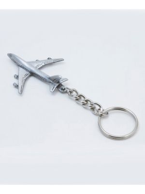 Pewter 747 Keychain