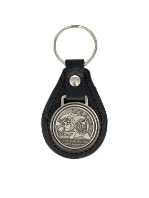 Aviator and Astronaut Leather Key Fob