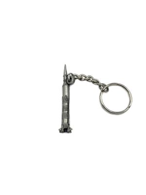 NASA Saturn V Pewter Keychain