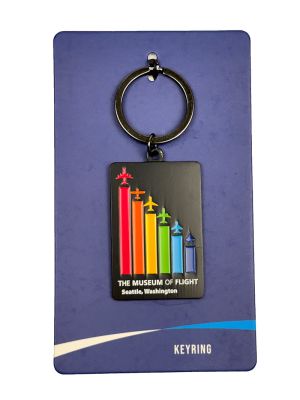 The Museum of Flight Pride Keychain