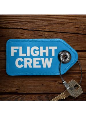 Flight Crew Bue Keychain