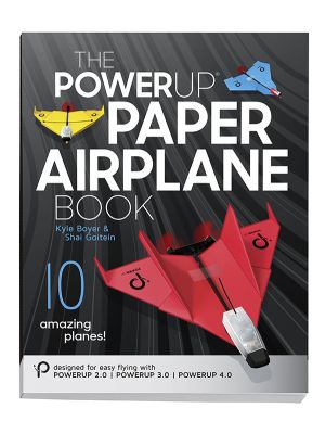 PowerUp Paper Airplane Book
