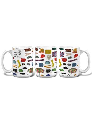 Museum of Flight Runway to Runway 15oz Collage Mug