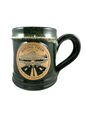 Boeing Field TMOF Green with Marble Glaze 10oz Mug