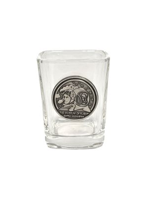 Aviator and Astronaut Square Glass Shot