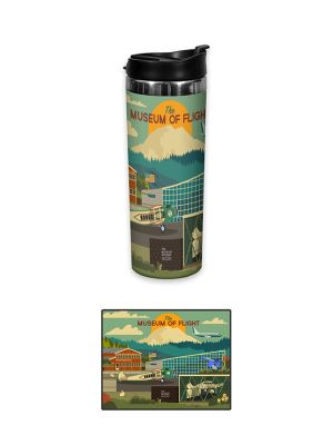 The Museum of Flight Campus 14oz Travel Mug