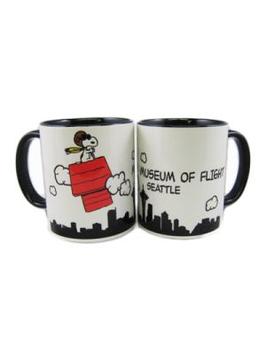 Snoopy Seattle Skyline Black & White 15oz  Mug