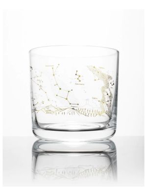 Night Sky Star Chart Whiskey Glass