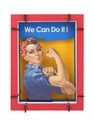 Rosie the Riveter We Can Do It! 3D Diorama