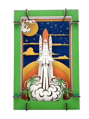 Space Shuttle Launch 3D Diorama