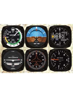 6 Instrument Coaster Set