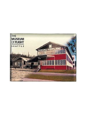Red Barn Then and Now Magnet
