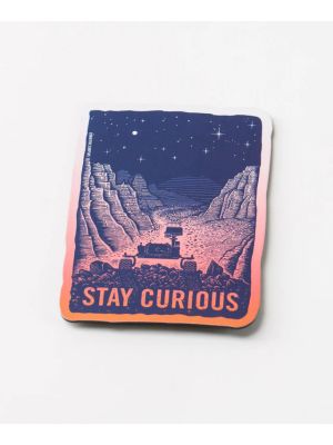 Stay Curious Mars Rover Magnet