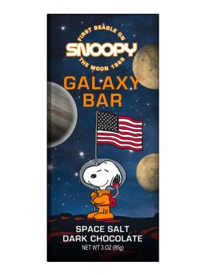 Snoopy Space Salt Dark Chocolate Bar