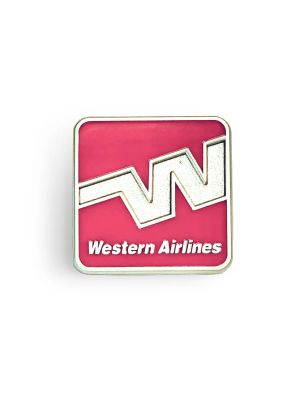 Western Airlines Logo Pin