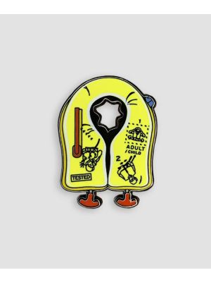 Airplane Life Vest Pin