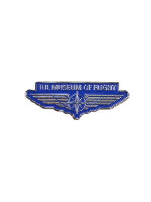 Compass Wings Blue Large Pin