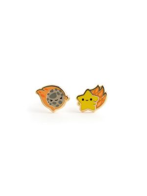 Celestial Buds Enamel Earrings
