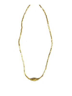Brass Emnet Dainty Necklace
