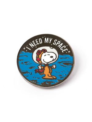 Astronaut Snoopy I Need My Space Pin