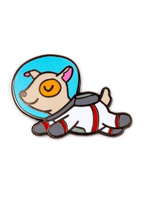 Astronaut Dog Enamel Pin