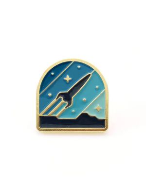 Rocket Starry Sky Pin