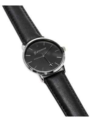 Boeing Men's Silver Rotating Airplane Watch