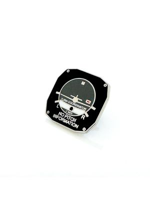 Airplane Turn Coordinator Pin Instrument Pin