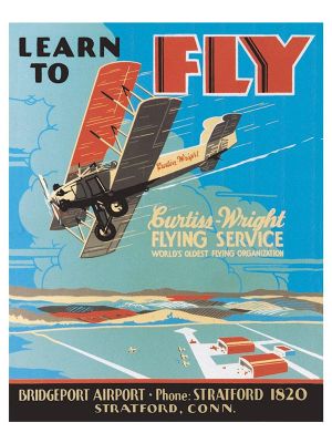 Learn To Fly Tin Sign