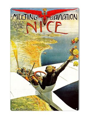 Meeting d'Aviation Nice Metal Sign
