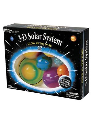 3-D Glow in the Dark Solar System
