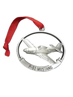 P-51 Mustang Pewter Ornament