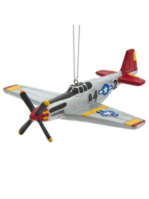 Tuskegee Airmen P-51 Mustang Ornament