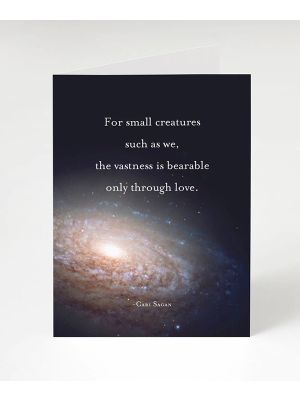 Vastness Bearable Through Love Greeting Card