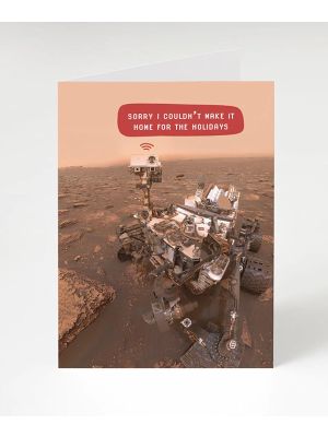 Mars Rover Home For The Holidays Greeting Card
