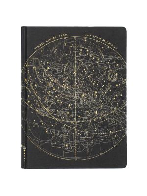 Astronomy Vintage Star Chart Hardcover Notebook
