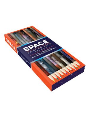 Space Swirl Colored Pencil Set